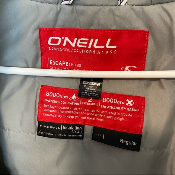 O’Neill Ski Jacket black and white - Picture 3 of 5